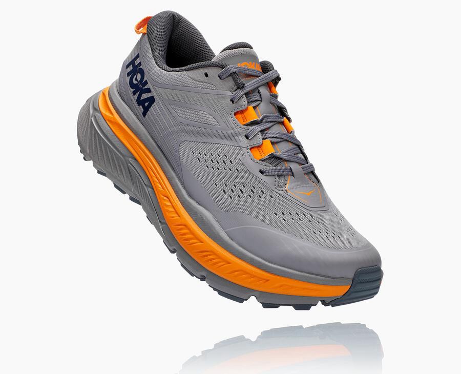 Hoka One One Stinson Atr 6 - Men Trail Shoes - Grey,Australia QHJ-528367